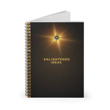 Load image into Gallery viewer, "Enlightened Ideas" Notebook / Journal - to spark creativity and fresh insights