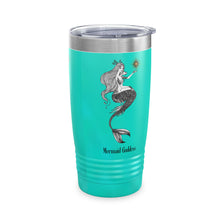Load image into Gallery viewer, Mermaid Goddess Stainless Steel Ringneck Travel Tumbler, 20oz | Tumblers | Mermaid Gift | Ocean | Beach Gifts | Pack for the Beach |