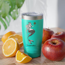 Load image into Gallery viewer, Mermaid Goddess Stainless Steel Ringneck Travel Tumbler, 20oz | Tumblers | Mermaid Gift | Ocean | Beach Gifts | Pack for the Beach |
