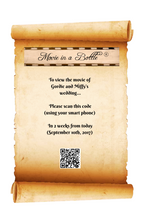 Load image into Gallery viewer, Movie in a Bottle® - Life Lessons (Custom also available)