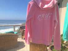 Load image into Gallery viewer, Ladies Fleece Hoody (Teal/ Pink/ Light Blue)