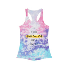 Load image into Gallery viewer, Santa Cruz Tie Dye Racerback Tank Top  - 'A Little Santa Cruz, CA Goes A Long Way' | California Dreaming tee
