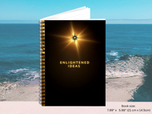 Load image into Gallery viewer, "Enlightened Ideas" Notebook / Journal - to spark creativity and fresh insights

