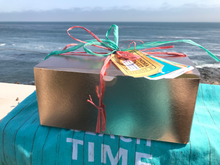 Load image into Gallery viewer, 'Enlighten Me...  Tea' Gift Box of Redwood Rush Chai + Twilight Tea (2 pack) ...with inspirational secret scroll messages.
