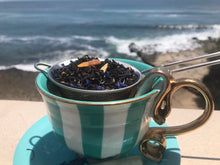 Load image into Gallery viewer, Enlighten Me...® Tea: PARADISE ISLAND (Fruity Black Tea) ...Gift Tin with inspirational secret scroll messages
