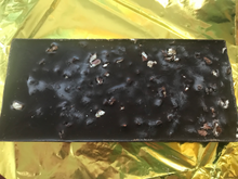 Load image into Gallery viewer, 'Enlighten Me... Chocolate'- PARADISE: Pecan,  Sea Salt, Caramel Dark Chocolate Bar - with a secret inspirational message
