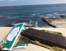 Load image into Gallery viewer, Enlighten Me… Chocolate -  DREAMY Extra Dark Chocolate Bar (85% cocoa) - containing a secret inspirational message
