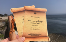 Load image into Gallery viewer, Enlighten Me…® Chocolate Chai Tea (Spice Up Your Love Life) - Gift Tin with inspirational secret scroll messages on Love
